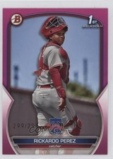 2023 Bowman Prospects Fuchsia 299/299 Rickardo Perez #BP-27 0c6