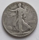1938-D Walking Liberty Silver Half Dollar VG 50C coin
