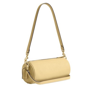 NWT Coach Small Barrel Bag Leather Vanilla NEW RELEASE 2026 SHIPS FAST!