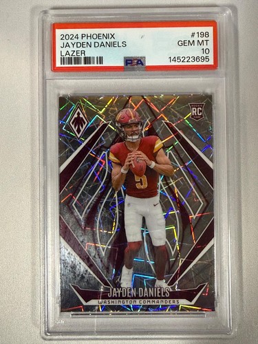 2024 Panini Phoenix #198 Jayden Daniels PSA 10