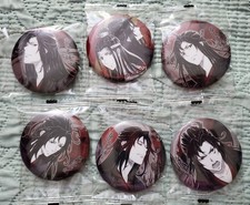 Grandmaster of Demonic Cultivation Wei Wuxian Yi Ling Lao Zu Tin Badge Set of 6