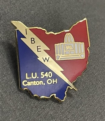 VTG IBEW Local 540 Pin Canton Ohio