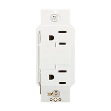 Eaton Cooper 1208W - TVSS Recp Duplex 15A 125V SurgeBloc White Outlet
