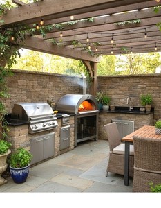 BLACK STAINLESS  XL Size Wood Fired Outdoor Stainless Steel Pizza Oven BBQ Grill