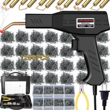Plastic Welder Kit Soldering Hot Stapler Bumper Repair Welding 800 Staples