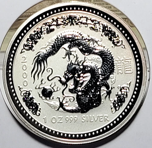 2000 Australian Silver Lunar 1 oz — photo from another recent sale