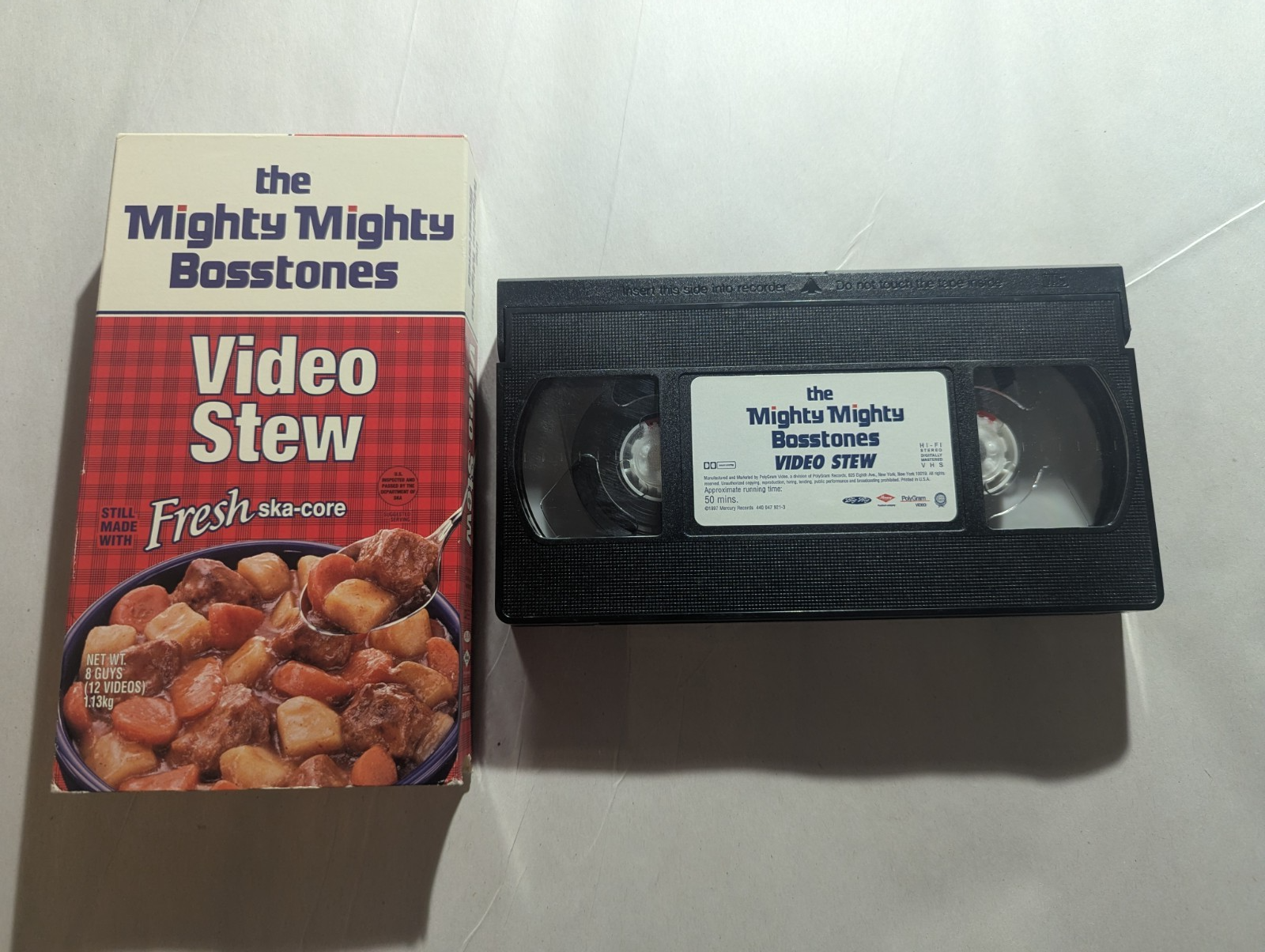 The Mighty Mighty Bosstones - Video Stew (VHS, 1997) Tape Tested Working