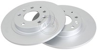 2X Bremsscheibe Beschichtet A.B.S. 18543 FüR DK Mazda CX Skyactiv DK2WS DK5FW