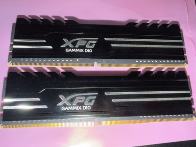 XPG GAMMIX D10 16GB Kit 2x 8GB DIMM PC4-25600 DDR4-3200 Memory