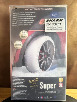 #ad #ad Shark C50074 Snow Socks Snow Chains Replacement Size 74 Set of 4 $75.00