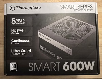 Thermaltake Smart Series 600W SLI/CrossFire Continuous Power ATX12V V2.3 PSU