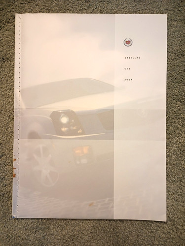 2004 Cadillac CTS Sales Brochure, 26 Page Glossy Book Original