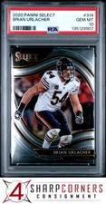 2020 PANINI SELECT #314 BRIAN URLACHER HOF POP 1 PSA 10