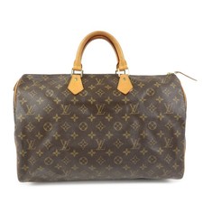 Louis Vuitton Monogram Speedy 40 Hand Bag Boston Bag Brown M41522 Auth Used F/S