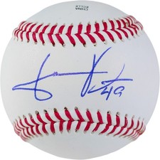 Justin Dunn Autographed Baseball Cincinnati Reds Seattle Mariners Proof COA Auto