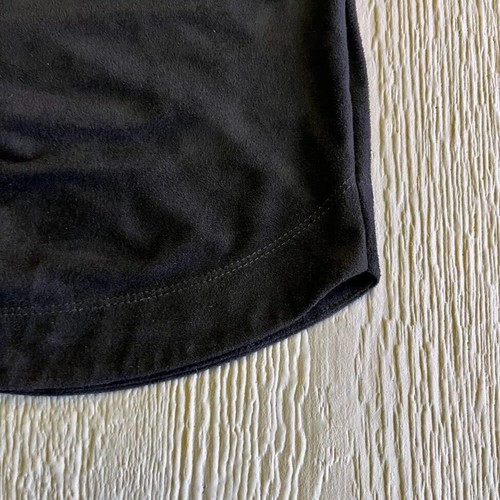 Z Supply V Neck Mini Black Shirt Dress Size Medium Women's Short Sleeve Goth - Picture 7 of 12