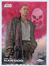 Jod Na Nawood RED SAPPHIRE /5 2025 Topps Star Wars Chrome SSP 🔥