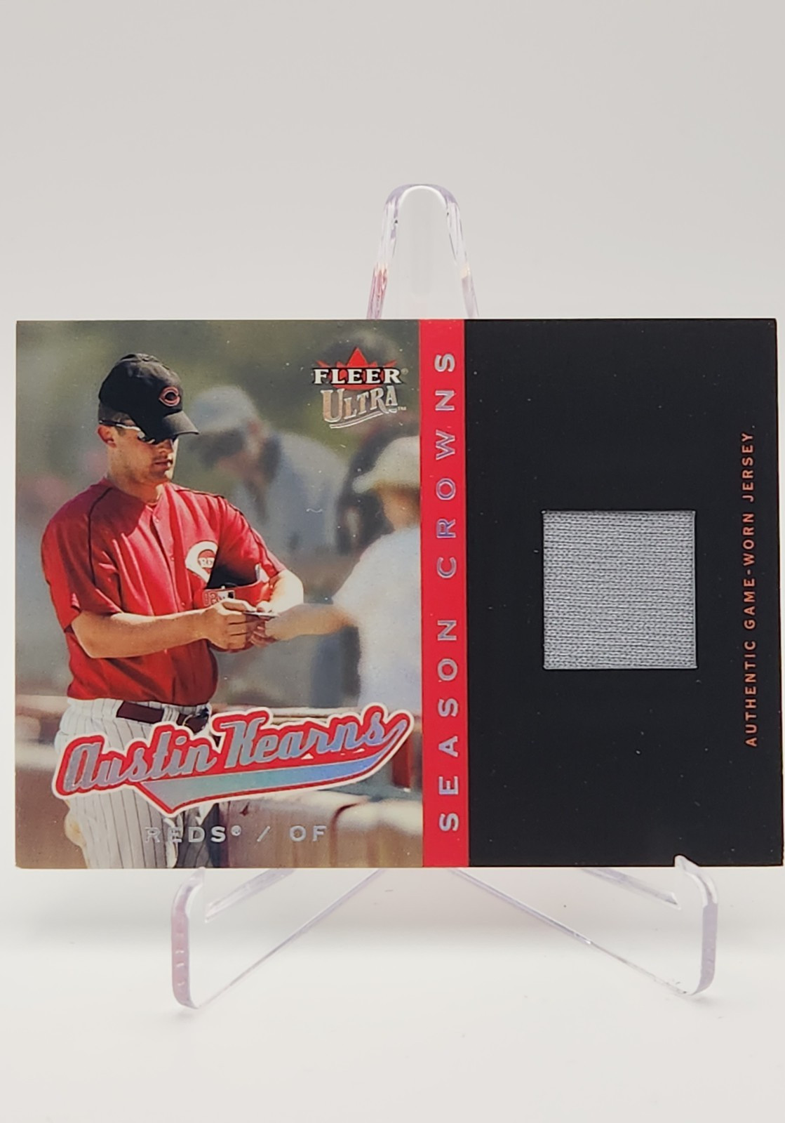 2005 Fleer Ultra Season Crowns Memorabilia Austin Kearns /25 #48