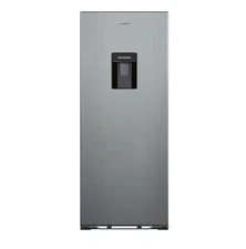 6.5 Cu ft One Door Refrigerator, with Water Dispenser, Stainless Steel Look