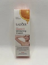 Sadoer Vitamin C Whitening Cream 3 in 1 Underarm Whitening 50g Exp.04/2028 NEW