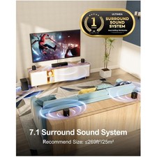 TV Surround Sound System with 4 Speakers