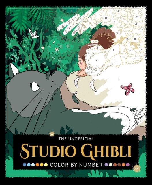 The Unofficial Studio Ghibli Color By Number Book Lukas Thelin - Image 4
