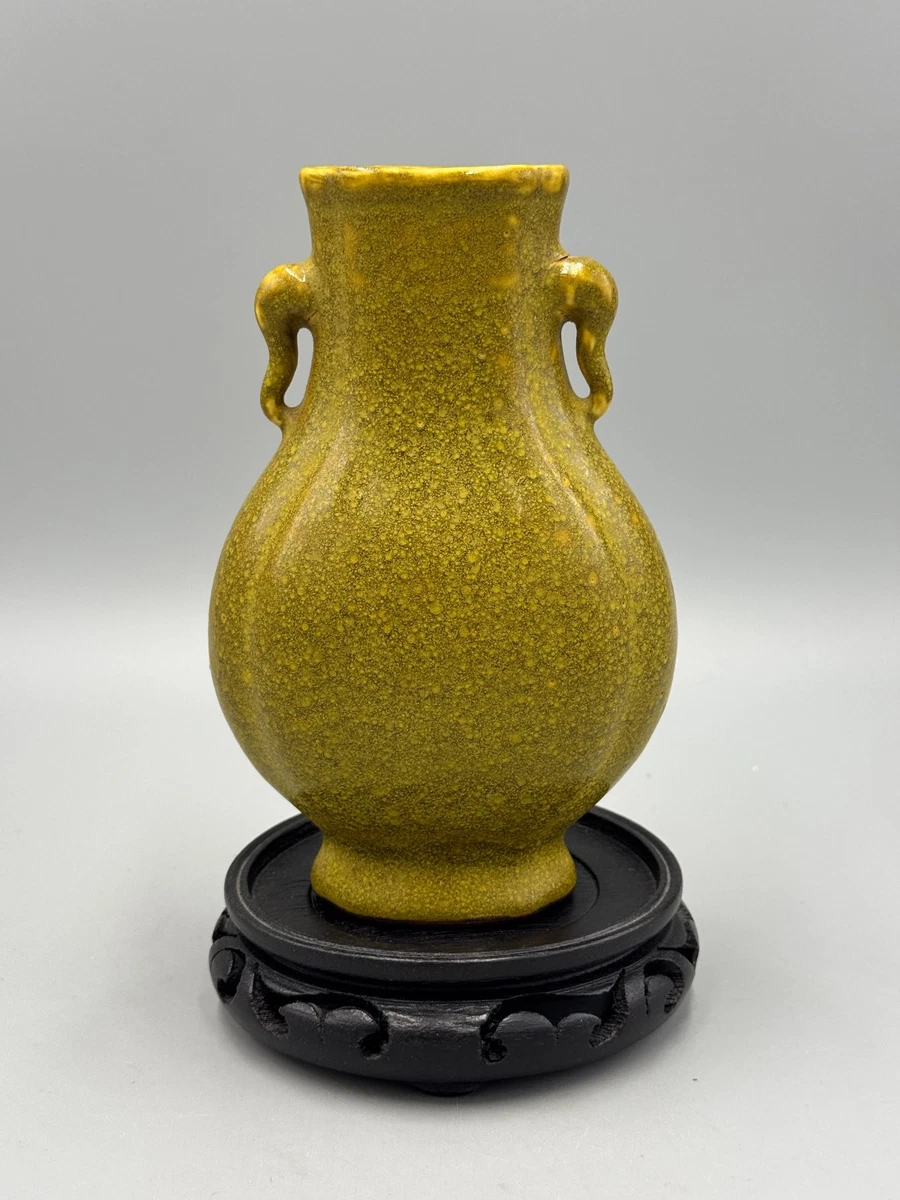 陶瓷黄色1900-1940 中国古董花瓶| eBay