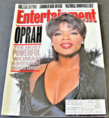 Entertainment Weekly- Oprah-The most Powerful Women-September 9, 1994 Magazine.