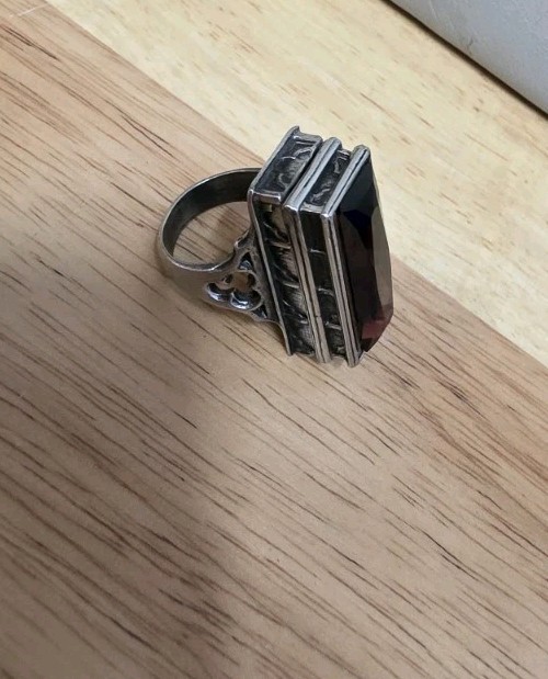 アクセサリー Alchemy R140QPopeAlexander'sPoisonCasket Pope Alexander Hinged Poison Casket Ring Pewter Coffin Alchemy