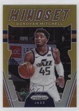 2021-22 Panini Prizm Mindset Gold Prizm 7/10 Donovan Mitchell #11 03ld