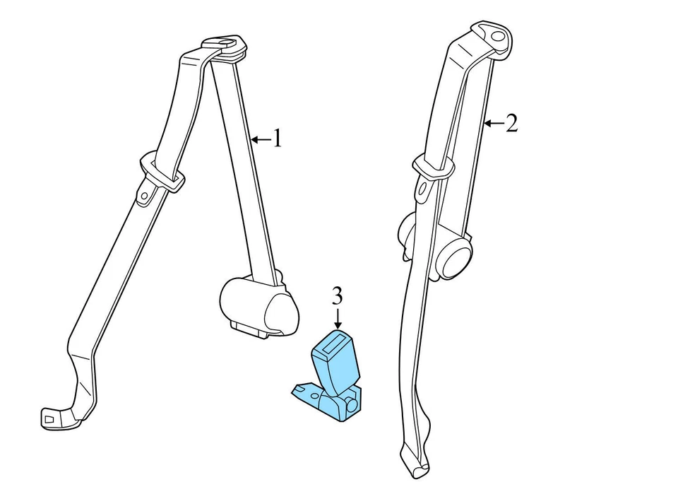 BMW 340I GT XDRIVE 2017-2019 - Pestillo de puerta delantera izquierda / Actuador de bloqueo 7202143 Foto 3 de 4
