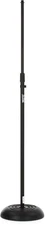 On-Stage MS7201B Round Base Microphone Stand (2-pack) Bundle