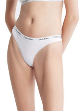NWT Calvin Klein WOMEN's SMALL Carousel Cotton Thong D1617-100