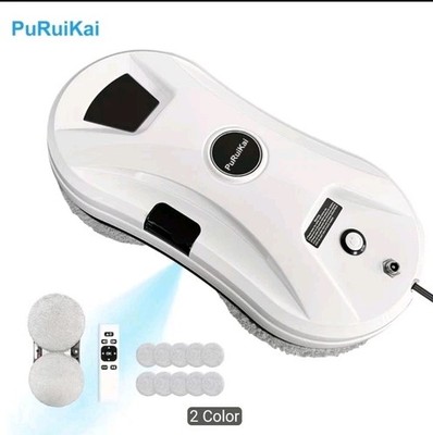 PuRuiKai 11 Local Warehouse Smart Window Cleaning Robot, Automatic Spray...