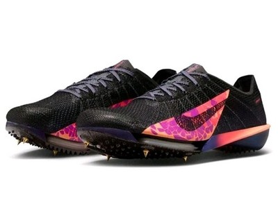 NEW Nike Men's 8.5 Air Zoom Victory 2 Glam Black Pink Track Cleats IM9130 001