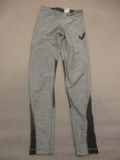 NIKE DRI-FIT PRO Size S Womens Gray Training Compression Workout Leggings 872