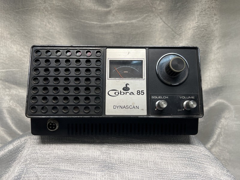 Vintage Cobra 85 Dynascan 23-Channel CB Base Station Radio Japan Untested