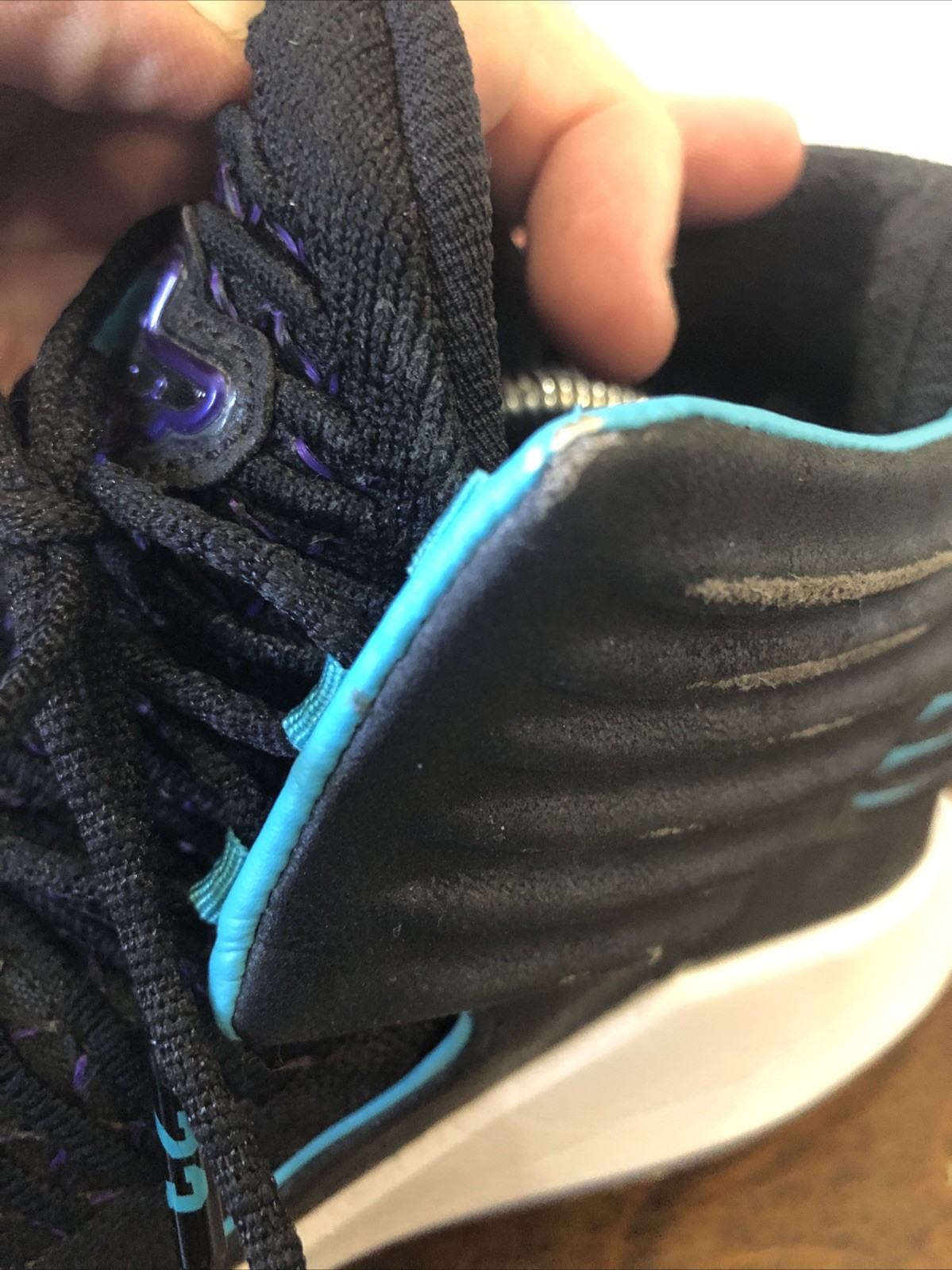 Nike Air Jordan XXXII 32 CEO Black Rapid Teal Shoes AA1253-016 Mens Size 10.5 P9