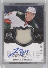 2013-14 Upper Deck The Cup Rookie 34/249 Jonas Brodin #115 Patch Auto 5mc