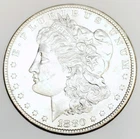 *1880 O MORGAN SILVER DOLLAR* *CHOICE AU++* *MICRO O* NR #G3780