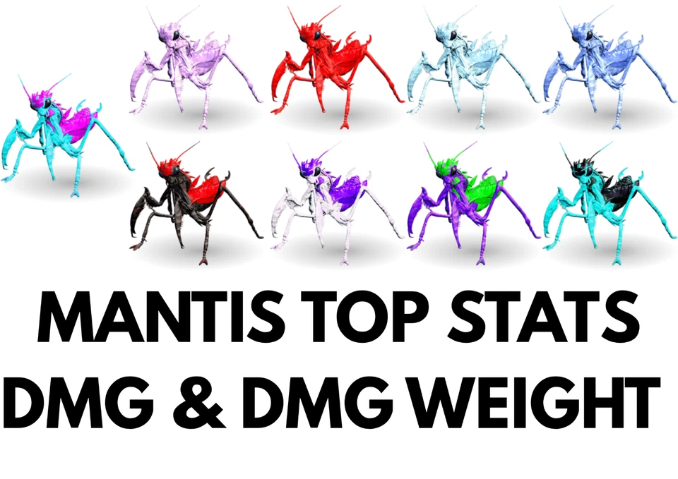 Mantis TOP STATS Ark Survival Ascended Official PVE