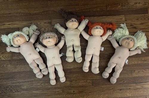 Cabbage Patch Kids TLC Lot | Set Of 5 | Coleco | 1980’s