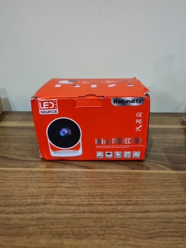 New White Rotundity Mini Tabletop Desktop LED Projector | eBay