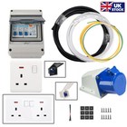 240V MAINS ELECTRIC HOOK UP INSTALLATION KIT FOR CAMPERVAN MOTORHOME CARAVAN UK