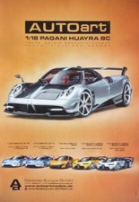 AUTOart Werbeseite Pagani Huayra BC in 1-18.....
