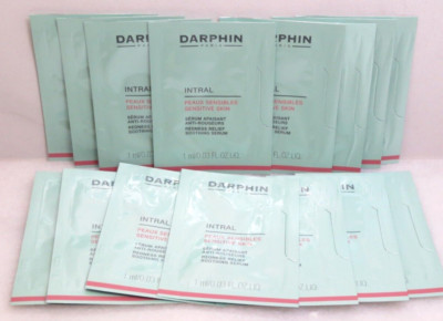 DARPHIN INTRAL REDNESS RELIEF SOOTHING SERUM 0.03 OZ - LOT OF 15