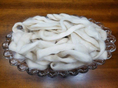 100% Alpaca Roving - Beige- Suri - Natural - Picture 5 of 6