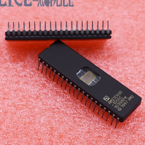 1/5/10PZ AM27C400-105DC 27C400-105DC 40 PIN AM27C400 UV EPROM Advanced Micro Devices IC NUOVO B2AM - Foto 2 di 12