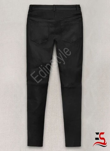 New Hot Style Genuine Sheep Leather Pant Woman Jeans - Picture 4 of 7