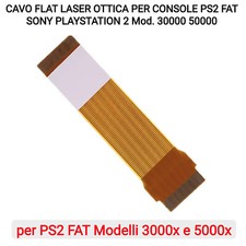 CAVO FLAT LASER OTTICA PER CONSOLE PS2 FAT SONY PLAYSTATION 2 Mod. 30000 50000